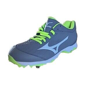 Mizuno Women's 9-Spike Advanced Molded Sweep Baseball Cleat Size:8.5 Gray Neon